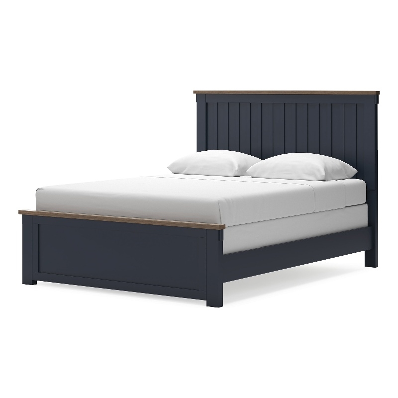 Bowery Hill Solid Wood Queen Panel Headboard & Dresser Set