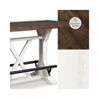 Bowery Hill 5-Piece Dining Counter Height Table & Adjustable Swivel Stools