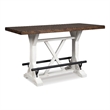 Bowery Hill 5-Piece Dining Counter Height Table & Adjustable Swivel Stools