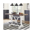 Bowery Hill 5-Piece Dining Counter Height Table & Adjustable Swivel Stools
