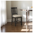 Bowery Hill 5-Piece Counter Height Dining Set of Wine Rack Table & 4 Chairs