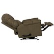 Bowery Hill Rocker Recliner in Herbal Green Polylester Microfiber Fabric