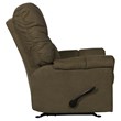 Bowery Hill Rocker Recliner in Herbal Green Polylester Microfiber Fabric