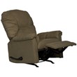 Bowery Hill Rocker Recliner in Herbal Green Polylester Microfiber Fabric