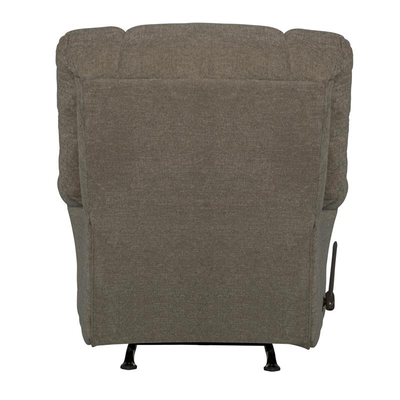 Bowery Hill Rocker Recliner in Otter Brown Polyester Chenile Fabric