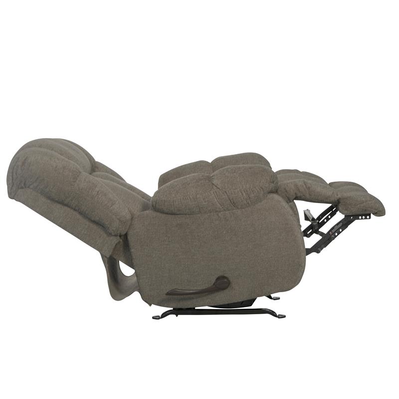 Bowery Hill Rocker Recliner in Otter Brown Polyester Chenile Fabric