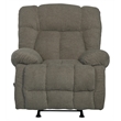 Bowery Hill Rocker Recliner in Otter Brown Polyester Chenile Fabric