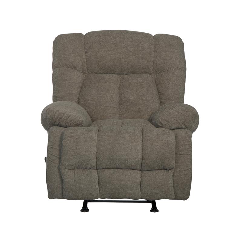 Bowery Hill Rocker Recliner in Otter Brown Polyester Chenile Fabric