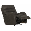 Bowery Hill Power Rocker Recliner with USB Charging Port in Gray Fabric