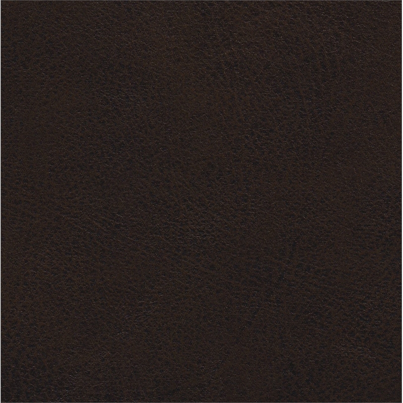 Bowery Hill Rocker Recliner with Dual Cupholders in Brown Polyester Fabric