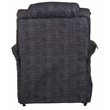 Bowery Hill Power Lift Assist Recliner in Blue Polyester Fabric