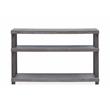 Bowery Hill Contemporary Rectangular Sofa Table in Weathered Gravel