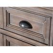 Bowery Hill Lift Top Storage Cocktail Table with Casters in Dovetail Grey