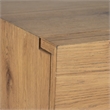 Bowery Hill 2-Drawer Nightstand in Rustic Caramel With Felt Lining
