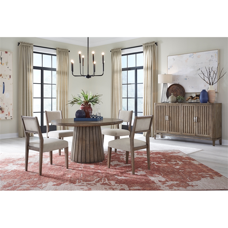 Bowery Hill Extendable Round Dining Table 54