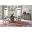 Bowery Hill Extendable Round Dining Table 54