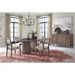 Bowery Hill Extendable Round Dining Table 54