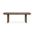 Bowery Hill Extendable Trestle Dining Table 84