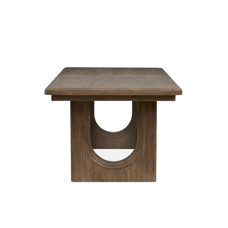 Bowery Hill Extendable Trestle Dining Table 84
