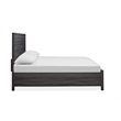 Bowery Hill King Panel Storage Bed With 2 Drawers in Raisin Black