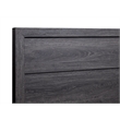 Bowery Hill King Panel Storage Bed With 2 Drawers in Raisin Black