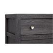 Bowery Hill 5-Drawer Bedroom Chest in Raisin Black With Soft Close