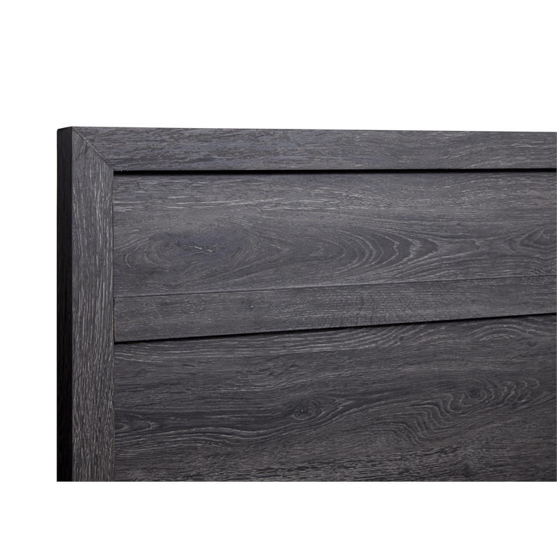 Bowery Hill King Panel Bed in Raisin Black With 800 lbs Capacity