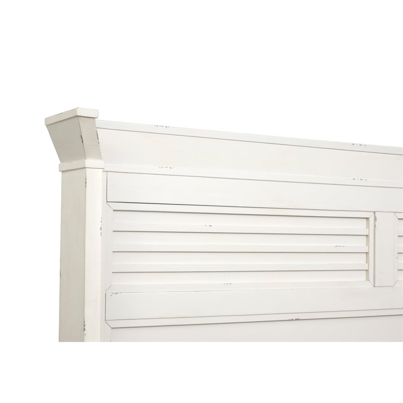 Bowery Hill California King Panel Bed in Sea Pearl and Driftwood