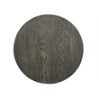 Bowery Hill Contemporary Round End Table With Drawer in Coffee Bean