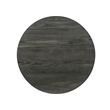 Bowery Hill Round Accent Table With Resin Base in Coffee Bean