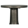 Bowery Hill Round Accent Table With Resin Base in Coffee Bean