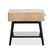 Bowery Hill Rectangular End Table With Drawer and Shelf in Driftwood
