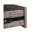 Bowery Hill Rectangular End Table With Drawer and Shelf in Whitetail Brown