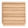Bowery Hill Transitional 3-Drawer Single Dresser in Provincial Brown