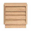 Bowery Hill Transitional 2-Drawer Nightstand in Provincial Brown