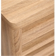 Bowery Hill Transitional 2-Drawer Nightstand in Provincial Brown