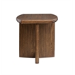 Bowery Hill Contemporary Classic Rectangular End Table in Sienna Brown