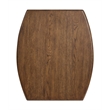 Bowery Hill Contemporary Classic Rectangular End Table in Sienna Brown