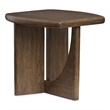 Bowery Hill Contemporary Classic Rectangular End Table in Sienna Brown
