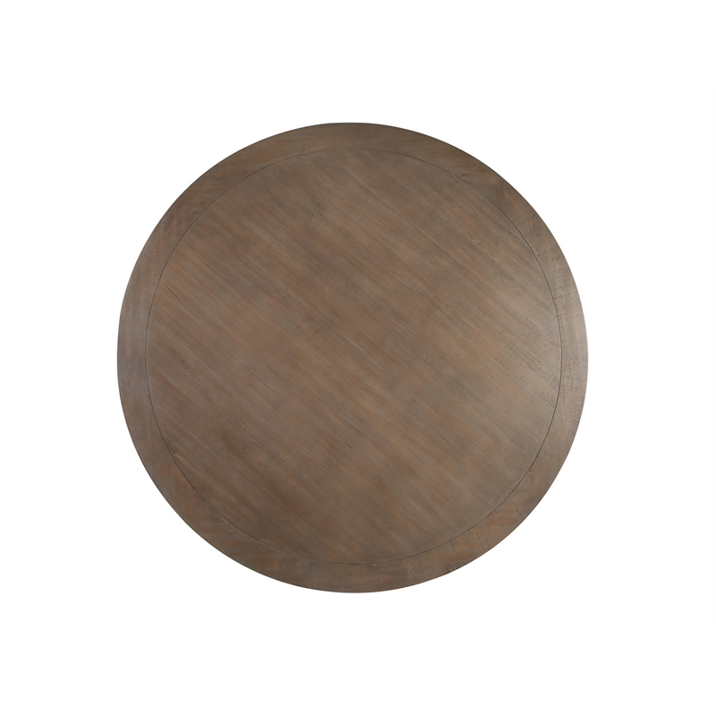 Bowery Hill Casual 52-Inch Round Dining Table in Dovetail Grey