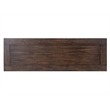 Bowery Hill Rectangular Sofa Table with 3 Drawers in Graphite
