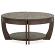 Bowery Hill Lift Top Storage Cocktail Table with Casters in Nutmeg