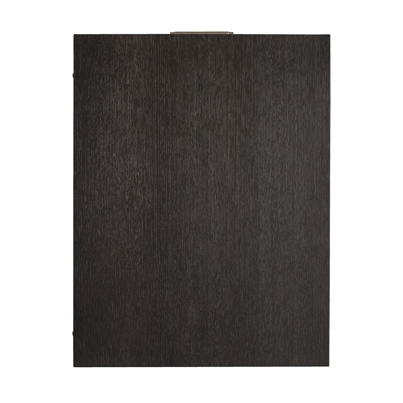 Bowery Hill Rectangular End Table with Drawer in Dark Briarsmoke
