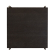 Bowery Hill Rectangular Accent Table in Dark Briarsmoke with Metal Legs