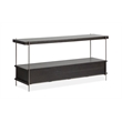 Bowery Hill Rectangular Sofa Table with 3 Drawers in Dark Briarsmoke