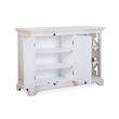 Bowery Hill Contemporary Alabaster Printer Stand With Adjustable Shelves