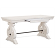 Bowery Hill Contemporary Alabaster Writing Desk With Felt Lined Drawer