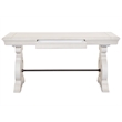 Bowery Hill Contemporary Alabaster Writing Desk With Felt Lined Drawer