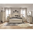 Bowery Hill Alabaster 8-Drawer Dresser With Flip Panel Doors