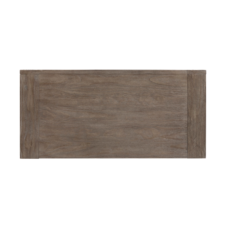Bowery Hill 7-Drawer Bedroom Chest in Dark Umber With Marble Top